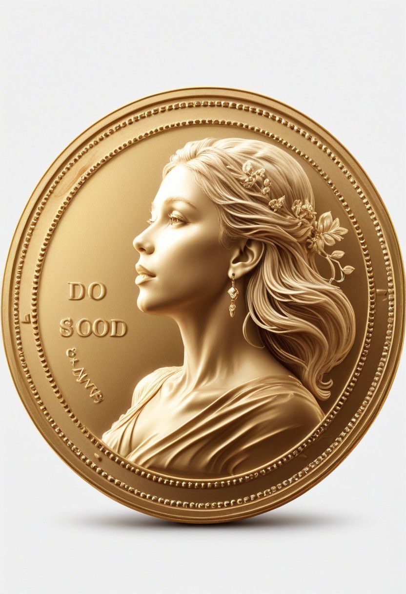 gold coin ,white background abeautifuwoman, png background