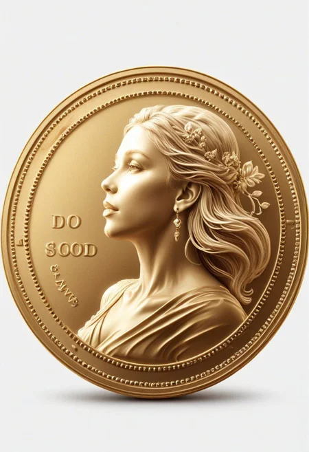 gold coin ,white background abeautifuwoman, png background