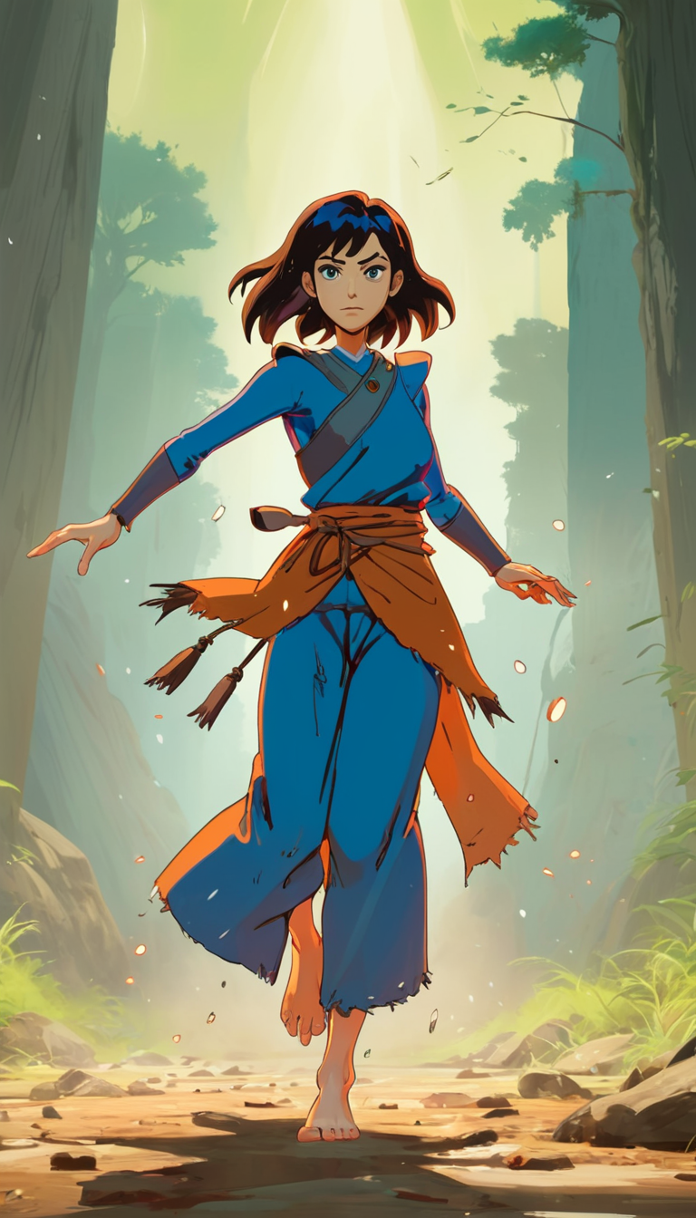 Cinematic scene, hero view, d4s sorceress, action pose, detailed background, masterpiece, best quality, high quality, absurdres <lora:diablo_4_sorceress_v0.0.2:1>, (Studio ghibli style, Art by Hayao Miyazaki:1.2), Anime Style, Manga Style, Hand drawn, cinematic, Sharp focus, humorous illustration, big depth of field, Masterpiece, concept art, trending on artstation, Vivid colors, Simplified style, trending on ArtStation, trending on CGSociety, Intricate, Vibrant colors, Soft Shading, Simplistic Features, Sharp Angles, Playful