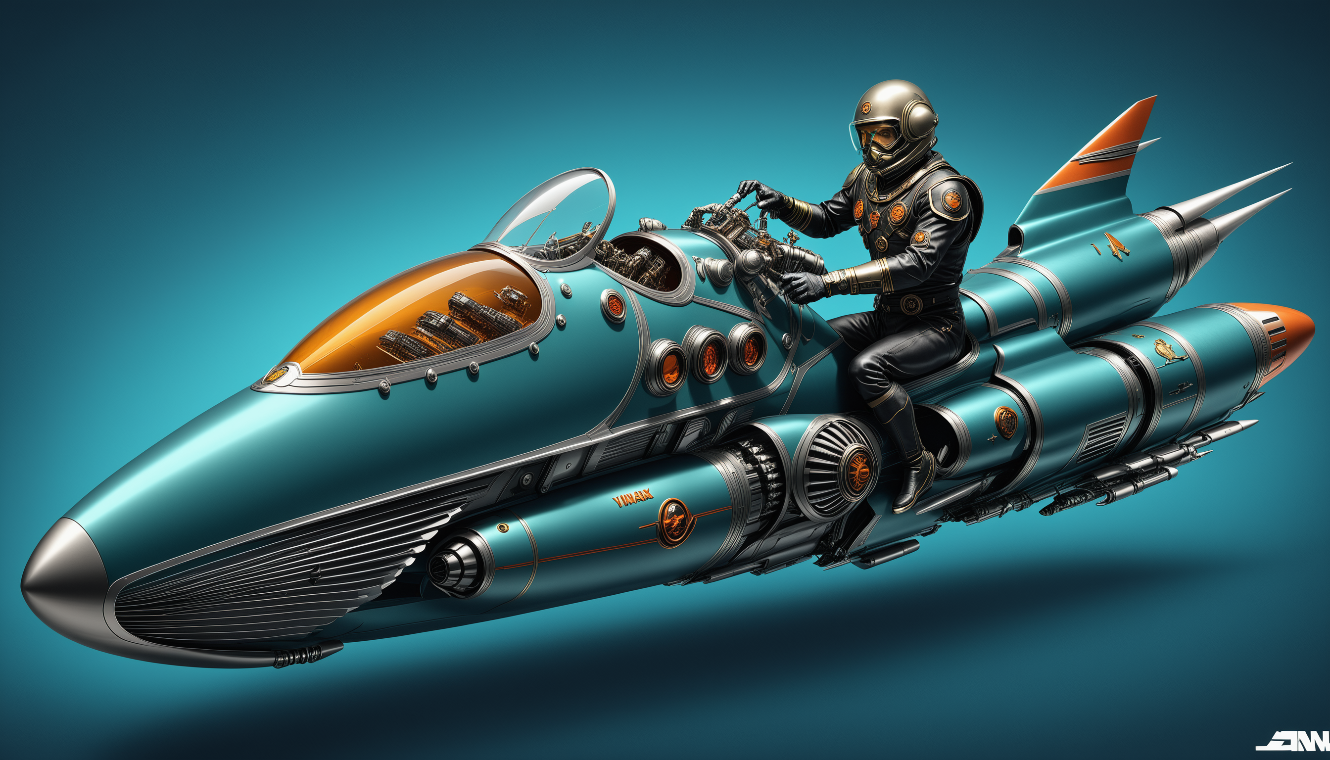 retro-futuristic concept of a soviet steampunk hoverbike, concept retro design, multiple view, highly detailed, jet engine:1.5,  digits, clean lines, sharp edges, detailed, vintage style,  . vintage sci-fi, 50s and 60s style, atomic age, vibrant, highly detailed