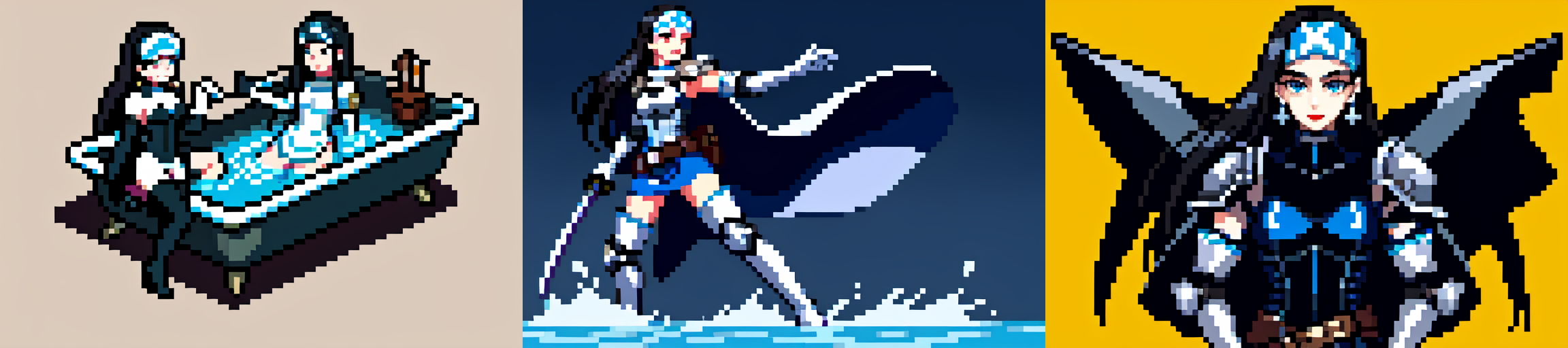 highly insanely detailed, masterpiece, top quality, best quality, highres, 4k, 8k, RAW photo, (very aesthetic, beautiful and aesthetic), 
__lazy-wildcards/cosplay-char/ShinMegamiTensei/beth/prompts__, 
<lora:zs_Beth:0.5>, 
(1girl:1.3), 1other, 
__lazy-wildcards/dataset/background__,âââ