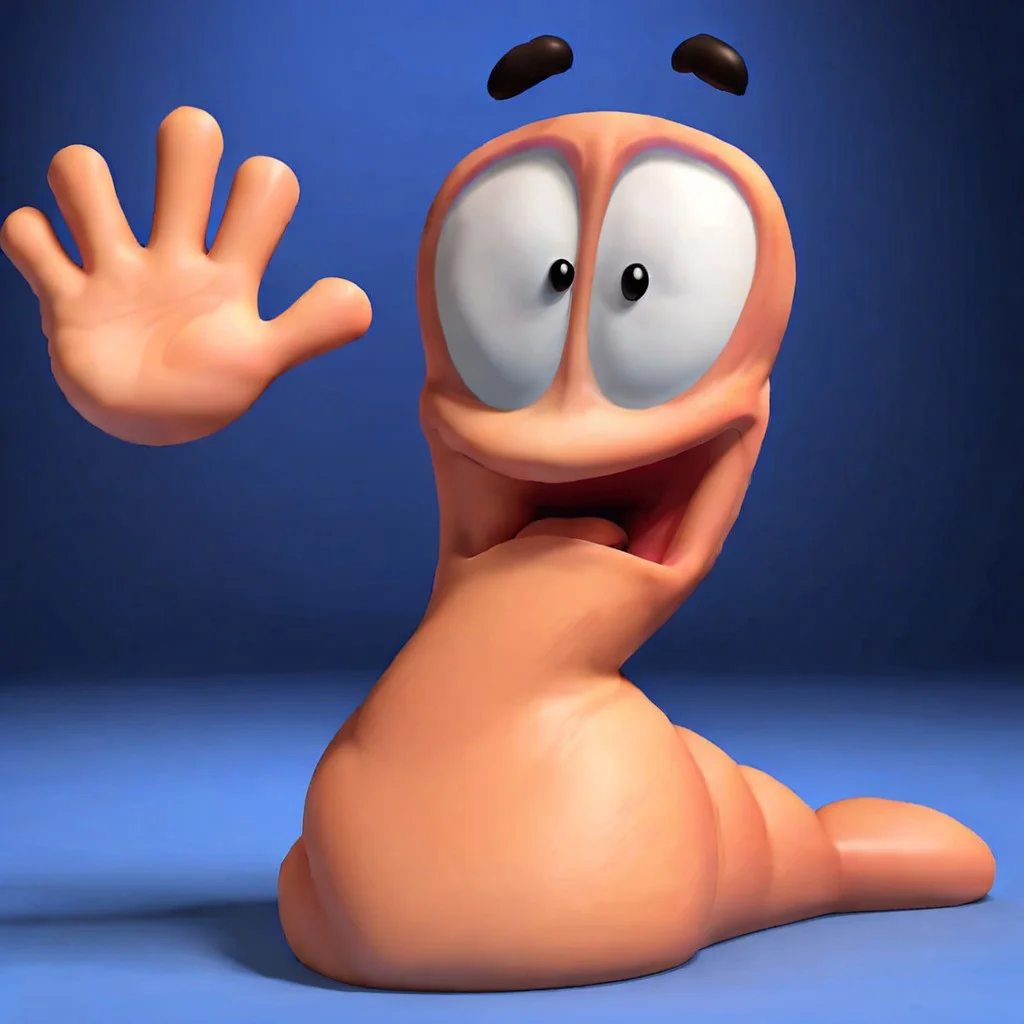 worm, render, solo, 1worm