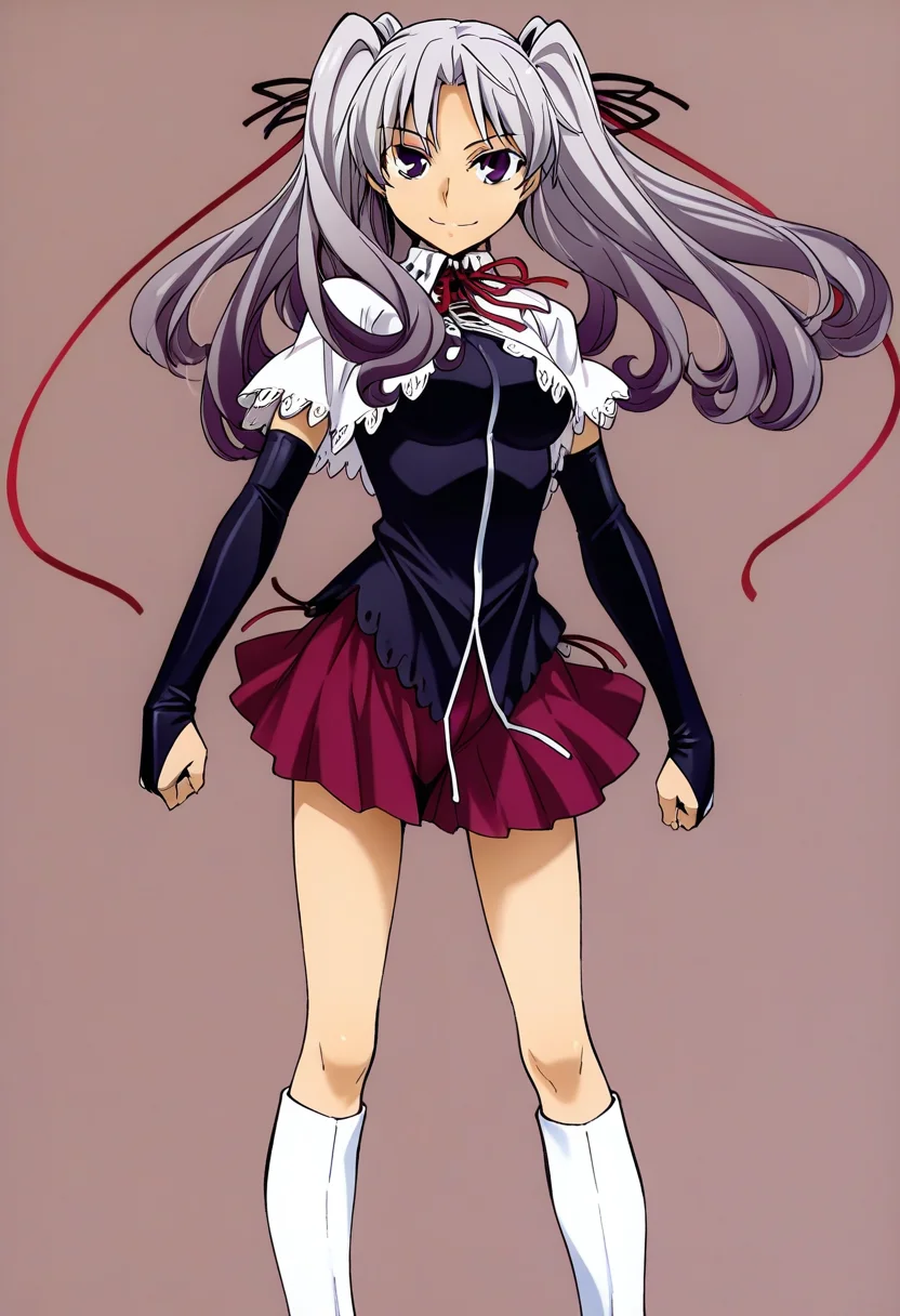 aryabhata,1girl,ribbon,uniform,bridal gauntlets,knee boots,skirt,
BREAK
masterpiece,best quality,absurdres,<lora:bs4aryabhata-000016:1>,anime coloring,