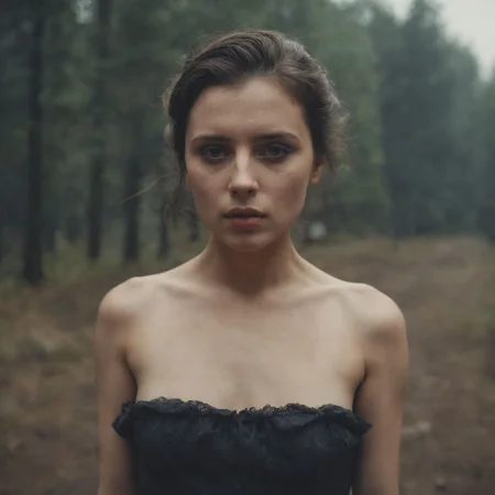 cinematic still, style of Alessio Albi, A fair-skinned woman. 35mm photograph. emotional, harmonious, vignette, highly detailed, high budget, bokeh, cinemascope, moody, epic, gorgeous, film grain, grainy