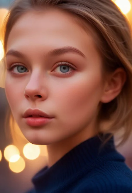 Bonnie, anna, highly detailed face, big lips, russian girl,(bokeh:1.3), sharp, ultra detailed, lens flare, dream like art, ultra realistic, ultra detailed clothing, ultra detailed shadows, vibrant, ultra detailed lighting