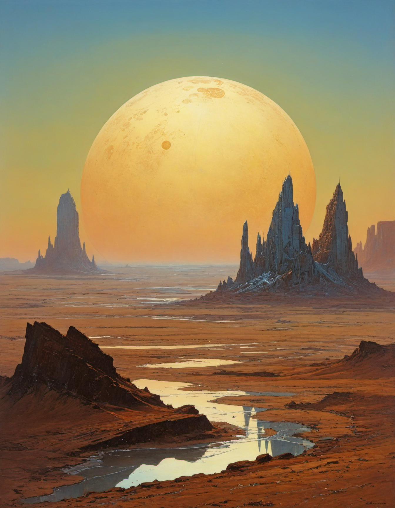 by Moebius, futuristic-futuristic, (otherworldly landscape but extremely beautiful:1.4), (masterpiece, best quality:1.4) , in the style of nicola samori,
<lora:epi_noiseoffset2:0.5> <lora:add-detail-xl:1> <lora:xl_more_art-full_v1:0.5>  <lora:NicolaSamori:0.7>