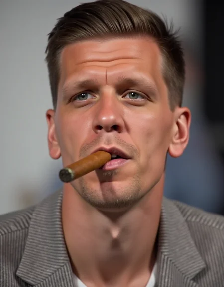 <lora:wojtek-szczesny-000004:1> wojtek szczesny, smoking cigarete