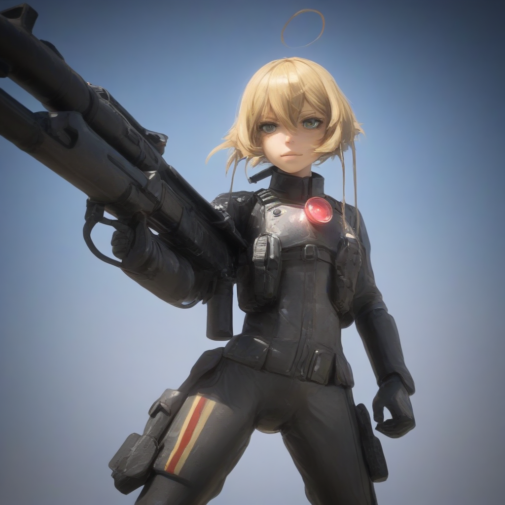 Tanya Degurechaff  <lora:youjo_senki:1>, vivid, battlefield, masterpiece, best quality, high quality, absurdres
