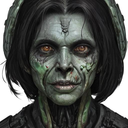 alien zombie portrait, abstract, biomechanical, gel, character portrait <lora:gelata:.4>
