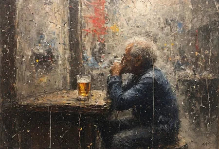 that night I couldn t destroy her
although the springs shot sparks
and they pounded on the walls.
later she sat there in her slip
drinking Old Grandad
and she said
what s a guy like you doing
living in a dump like this?
and I said
I m a poet