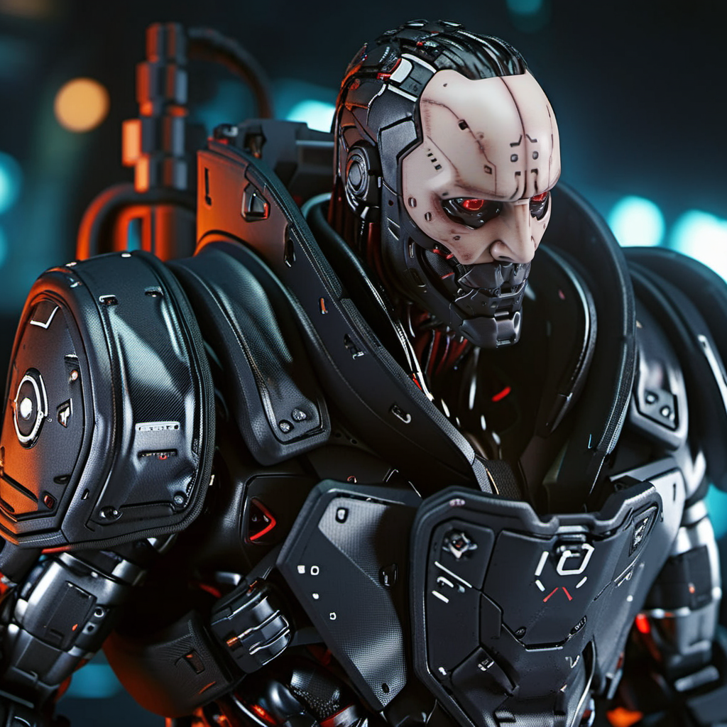AdamSmasher1024, a robot, closeup face portrait, cyberpunk background,  highly detailed, photography, ultra sharp, film, bokeh, professional, 64k    <lora:AdamSmasher1024-000375:0.7>