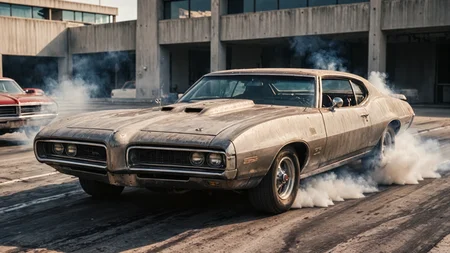 <lora:art_style\xl_VintageMusclecar-XL>