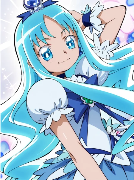 detailed background, shiny skin, posing,
<lora:curemarine.pony:1.0>,
curemarine,
look back,