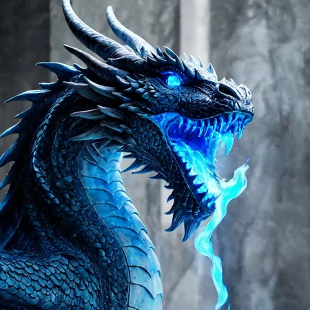 UHD, 4k, ultra detailed, cinematic, a photograph of  <lora:perfection style:0.3>
 <lora:sculpture v2:0.9>
Marble sculpture statue of    <lora:Game of Thrones style:0.3>
Dragon a dragon with a blue flame coming out of its mouth, epic, beautiful lighting, inpsiring