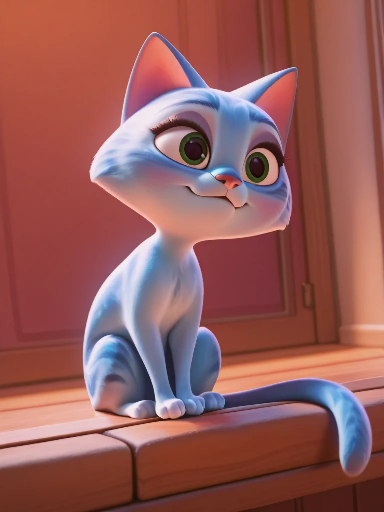 DisneyStudioXL, cinematic,
cat sitting near to a fish, cute, cartoon, cowboy shot, dynamic angle, no humans, animal,
 <lora:DisneyStudios_style-12IL:1>