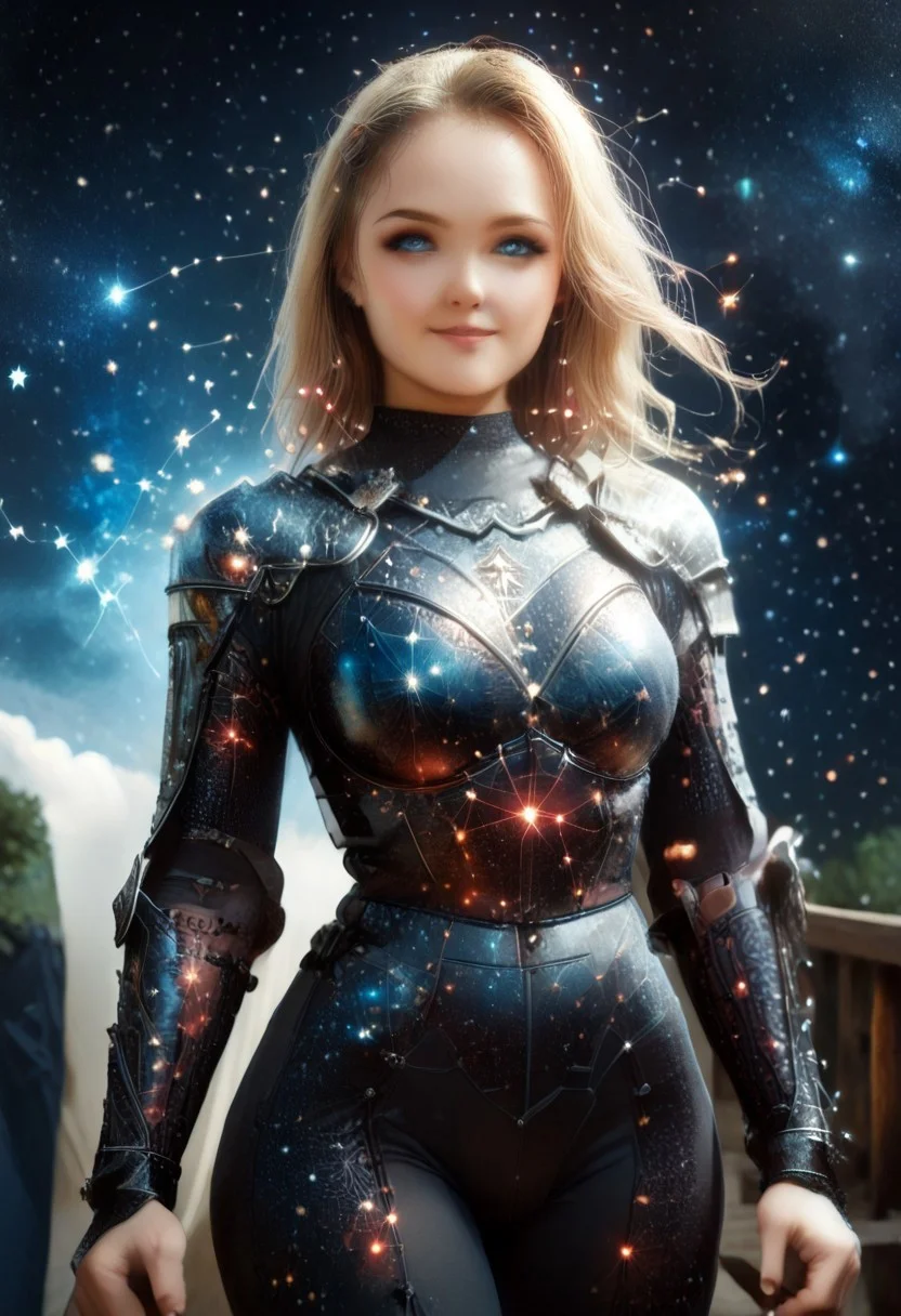 starry_morph, score_9, score_8_up, score_7_up , 1girl, solo, long hair, pink hair ribbon, cowboy shot, foreign planet, bokeh, depth of field, blush, happy, makeup, leather jacket, red leather high waist pants, signora, hands hidden, hands on the back, futuristic light armor, helmet. blonde, wrinkles, jewelry, long hair, short hair, smiling, 1girl, blue eyes. Masterpiece, 32k, slim waist, wide hips, thick thighs, curvy, full hips. bright blue eyes, wass.