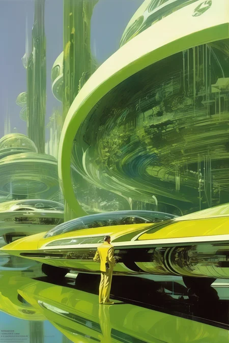 <lora:Syd Mead Style:1>Syd Mead Style - This world. The monster of energy. Without beginning, without end. Likewise, without increase of income, Disclosing nothing. This world is a will to power, and nothing besides. Painted by Syd Mead.