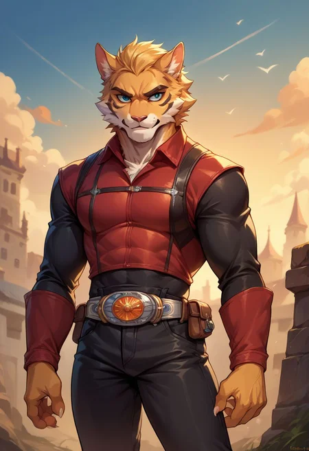 score_9, score_8_up, score_7_up, source_furry,
rider belt