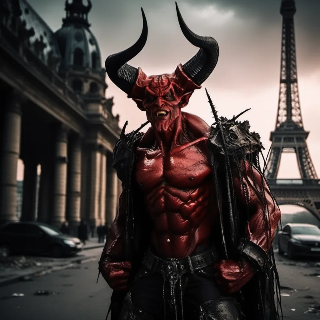 Darkness1024, a demon, full body,  in a postapocalyptic paris, detailed eyes, highly detailed, photography, ultra sharp, film, bokeh, professional, 4k <lora:add-detail-xl:1.5> <lora:Darkness1024-000375:0.8>