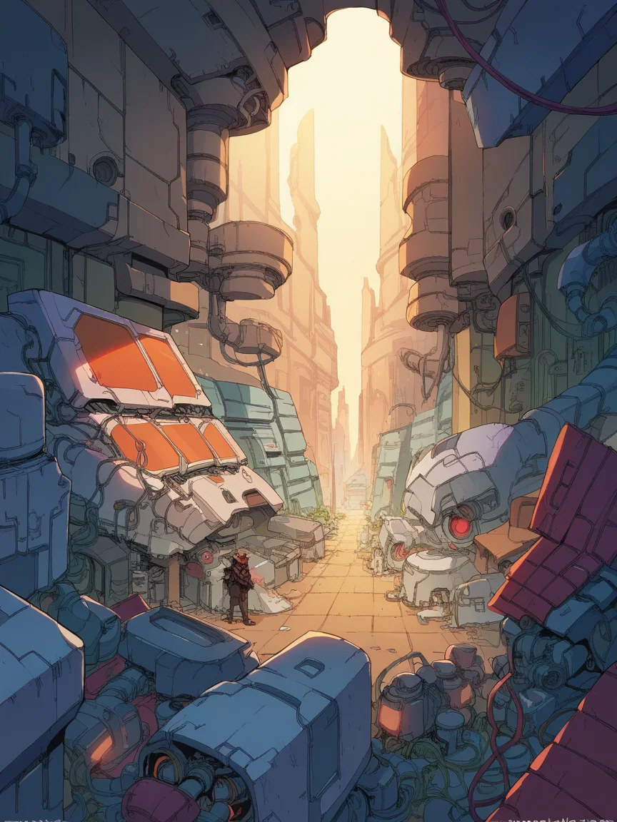 score_9, score_8_up, score_7_up, score_6_up, <lora:r0n1nXLP:1> r0n1n, science fiction, 1girl