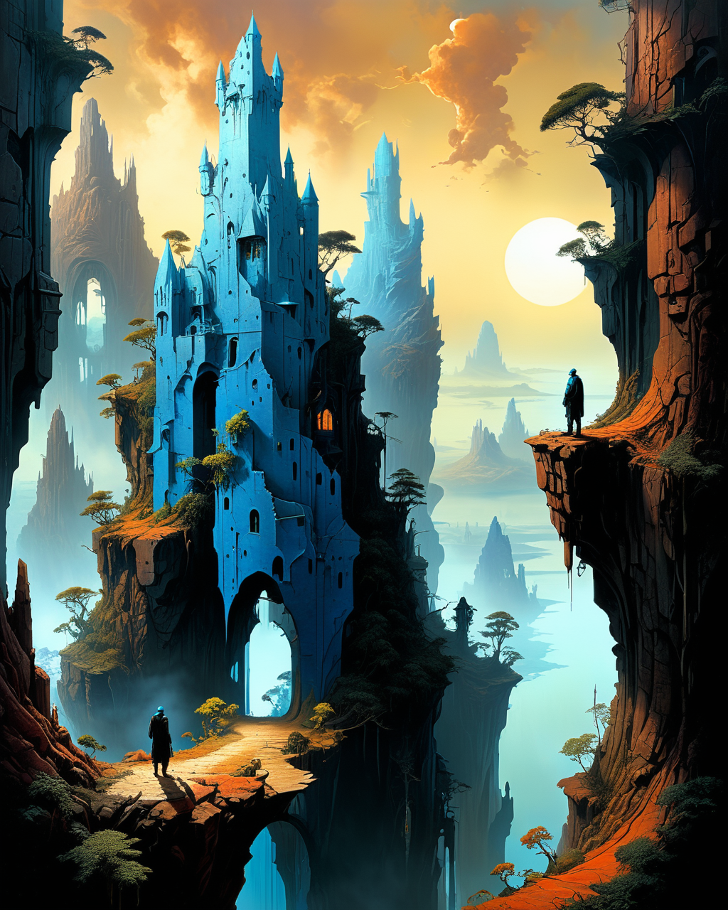 kinkade jean giraud zdislav beksinski, digital james neo raphael lacoste todd Mead takeie psmith anthropomorphicized, strong detail acrylic oil<lora:add-detail-xl:1.0>  <lora:xl_more_art-full_v1:0.5>