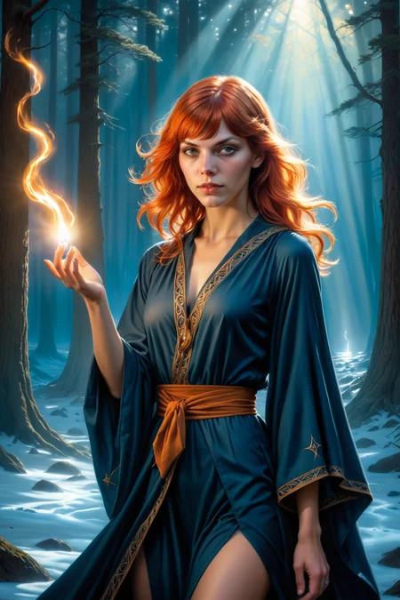 by Martine Johanna and Terry Redlin in the style of Colin Campbell Cooper , sorcery <lora:more_art:0.30><lora:clothing_slider:2.00><lora:great_lighting:1.30><lora:aesthetic:1.15><lora:photorealistic_portrait:1.25><lora:RMSDXL_Enhance:0.45><lora:RMSDXL_Creative:0.35><lora:RMSDXL_Photo:0.45><lora:RMSDXL_Darkness_Cinema:0.50><lora:XDetail_heavy:0.45><lora:perfect_eyes:0.15><lora:perfect_hands:0.15><lora:midjourney:-0.15><lora:looking_at_viewer:0.75><lora:dpo:0.25>