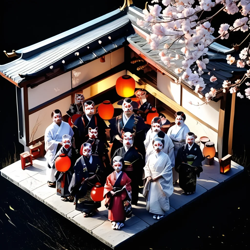 score_9,score_8_up,score_7_up,masterpiece,best quality,source_real,realstic,photorealstic,
KitsuneNoYomeiri_BridalProcession,1 woman,cherry blossom tree,sash,architecture,japanese traditional architecture,looking at viewer,standing,<lora:BDpony_KitsuneNoYomeiri_V1-5928:1>,:,<lora:IsoPixel-PDXL:1>,ispzxll,simple background,isometric,miniature,diorama,no people,black background,from above,<lora:add-detail-xl:1>,