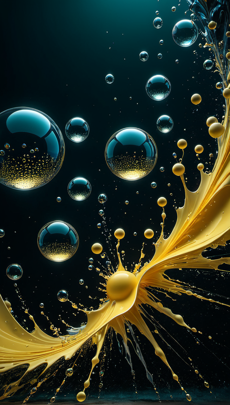 breathtaking impress me by creating an award-winning photograph exploring an original and unconventional theme that captivates and amazes the viewer. many tiny bubbles,glowing bubbles,moving bubbles,motion blur,otherwordly setting,astral planes,Push boundaries of traditional concepts,infusing the image with creativity and wonder,leaving a lasting impression on those who behold it,32K,absurdres,add excessive amounts of detail that enhance the theme of the image,display creativity with the choice of subjects and objects, glow effects, godrays, Hand drawn, render, 8k, octane render, cinema 4d, blender, dark, atmospheric 4k ultra detailed, cinematic, Sharp focus, big depth of field, Masterpiece, colors, 3d octane render, 4k, concept art, trending on artstation, hyperrealistic, Vivid colors, extremely detailed CG unity 8k wallpaper, trending on CGSociety, Intricate, High Detail, dramatic