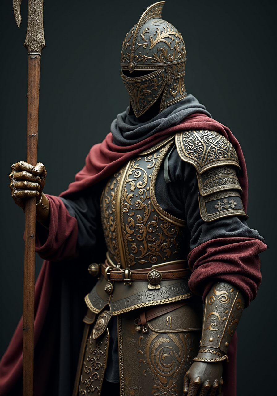 Generation Mode:

flux_txt2img

Positive Prompt:

intricate and detailed edging on the warriors armour showed the craftsmanship that went into its construction. Additional curlicues, embellishments and runic inscriptions imbue the armour with enchantment-based defences as well.

Model:

FLUX Dev (Quantized) (FLUX)

VAE:

FLUX.1-schnell_ae (FLUX)

Width:

896

Height:

1280

Seed:

2609423157

Steps:

22

High Resolution Fix Enabled:

false