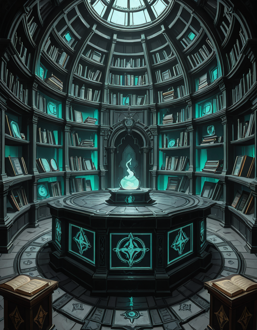 Buried deep within the necromancerâs fortress lies the Library of the Forgotten, an ancient, labyrinthine archive where no living hands have ever turned a page. The immense chamber stretches endlessly into the darkness, its towering bookshelves carved from obsidian and bone, spiraling upwards into unseen heights. The very air hums with an eerie resonance, filled with the whispers of knowledge long abandoned by the mortal world.
The shelves are packed with tomes bound in withered flesh, their covers etched with shifting runes that glow faintly with unholy light. Some books seem to breathe, their spines expanding and contracting like living creatures, while others are locked with chains of rusted iron, sealed by ancient curses too dangerous to be unleashed. Scrolls, brittle with age yet untouched by time, hover in the air, slowly unraveling and reforming, as if reading themselves in a silent, endless cycle.
At the heart of the library stands a massive circular desk, hewn from black stone and inlaid with veins of glowing green energy. Upon its surface, quills made from skeletal fingers hover above open grimoires, tirelessly transcribing forbidden knowledge in ink that shimmers like liquid shadow. Dust does not settle hereâonly the weight of forgotten secrets, pressing down like an invisible hand upon any who dare enter.
Above, the ceiling is a vast cosmic void, an endless expanse of swirling darkness where distant, malevolent stars flicker in unnatural constellations. Occasionally, something moves between the stars, a shape vast and unknowable, watching the library in silence.
In the farthest reaches of the chamber, towering stone monoliths stand, inscribed with ever-shifting text in a thousand dead languages. Some glow faintly, others pulse like beating hearts, their inscriptions rearranging as if whispering among themselves. The floor between them is covered in intricate ritual circles, their markings pulsating with a faint, necrotic glow, hinting at the presence of knowledge too terrible to be contained within mere books.
No footsteps ever disturb the silence, no voices break the eternal stillnessâonly the endless rustling of pages turning on their own, the quiet scraping of phantom quills, and the occasional, distant sound of something shifting among the shelves.
This is not a place of learning.
It is a tomb of knowledge, a repository of secrets too dangerous to be spoken, where books are not just readâthey watch, listen, and remember.
Style & Mood :
- Dark fantasy, gothic horror, necromantic aesthetics
- Cinematic, highly detailed, eerie lighting
- Infernal atmosphere, filled with shadows, glowing runes, and whispering books
- Inspired by the works of ZdzisÅaw BeksiÅski, H.R. Giger, and dark medieval occultism 
<lora:SDXLFaeTastic2400:0.4> <lora:extremely_detailed:0.4> extremely detailed,necromancer l1br4ry, <lora:necromancer_l1br4ry-i:1>, Masterpiece,best quality,hi res,8k,hi res,8k,award winning,(sharp focus, intricate, highly detailed),