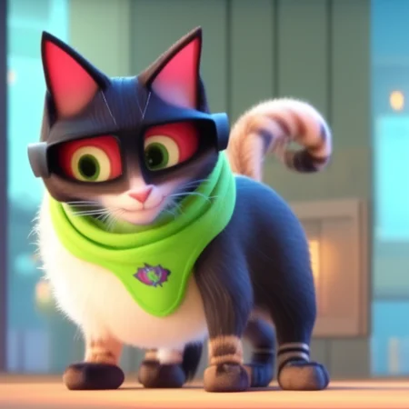 cyberpunk Cat, Zootopiav4