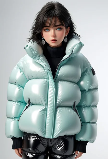 ((((down padded coat)))), ((((puffer pants)))), ((((full body, standing)))), ((((very warm)))), ((((hot)))), indoors, ((((sweating profusely)))), ((((sweat)))), ((((sweatdrop)))) masterpiece, best quality, (((masterpiece, illustration))), (super_detailed, 8k wallpaper, hyper_detailed, ultra_detailed, beautiful_and_delicate, intricate details), (girl, solo,small_girl, small_face), (medium_black_hair, bangs pinned back , single_side_earring) , (disheveled_hair, beautiful_detailed_hands ) , (beautiful_detailed_aqua_eyes), (deepen contour, depth of field, chromatic_aberration, dynamic_light, dynamic_shadow, perfect lumination), padded cuffs, padded collar, Thick padded cuffs, Thick padded collar, <lora:Collar-SDXL:0.6>, <lora:Cuffs-SDXL:0.6>, <lora:Puffer_Jacket_and_Down_Jacket_-_Extra_Puffy_Jackets:0.4>, <lora:snowpants_v1:0.4>, <lora:detailed_notrigger:1>