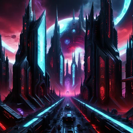 ((best quality)), ((masterpiece)), ((realistic,digital art)), (hyper detailed), DonM5yn1hXL synth City, scifi, tech, futuristic, 8K, HDR <lora:DonM5yn1hXL-000014:1>