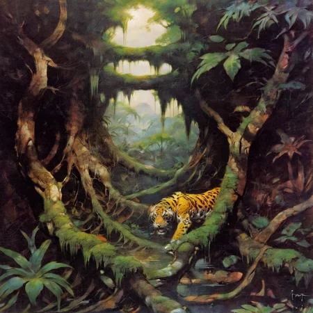 <lora:fr4z3tt4:1>fr4z3tt4 jungle