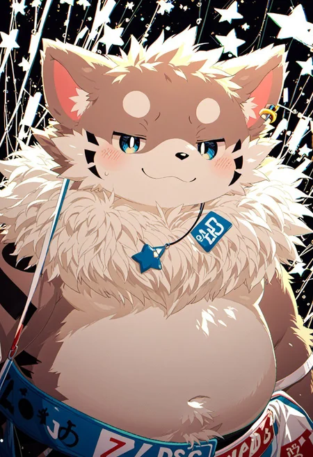score_9, score_8_up, score_7_up, zPDXL3, ((((sdgs4by zuppu11)))), 1boy, furry, solo