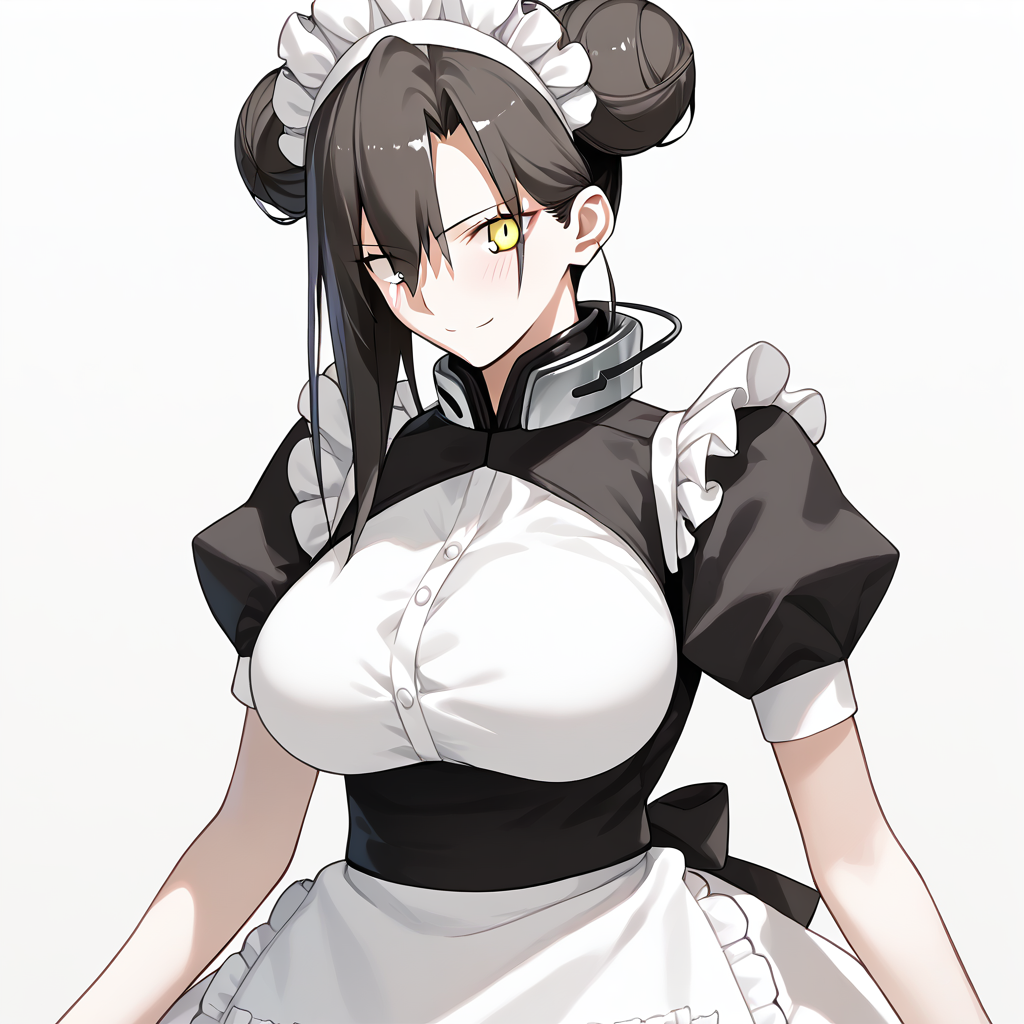 <lora:Takeuchi_Takashi_PonyXL_style_v01:1>
<lora:agent.pony:1>
score_9 , score_8_up , score_7_up , source_anime , 
masterpiece , best quality , ultra-detailed , 
BREAK
agent \(girls' frontline\), maid
1girl , woman , huge breasts , light smile , light blush , ((medusa (fate)):0.5)  , 
long black hair  , maid dress ,  
cool posing