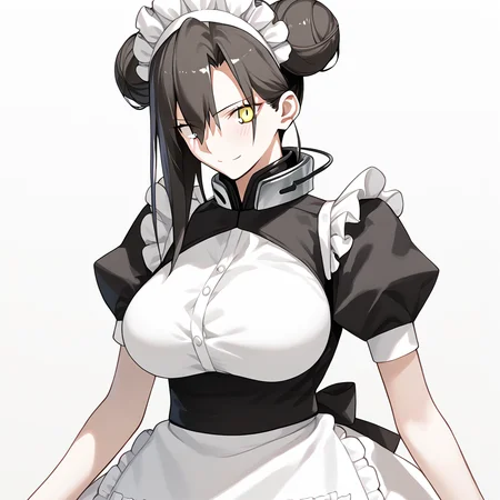 <lora:Takeuchi_Takashi_PonyXL_style_v01:1>
<lora:agent.pony:1>
score_9 , score_8_up , score_7_up , source_anime , 
masterpiece , best quality , ultra-detailed , 
BREAK
agent \(girls' frontline\), maid
1girl , woman , huge breasts , light smile , light blush , ((medusa (fate)):0.5)  , 
long black hair  , maid dress ,  
cool posing