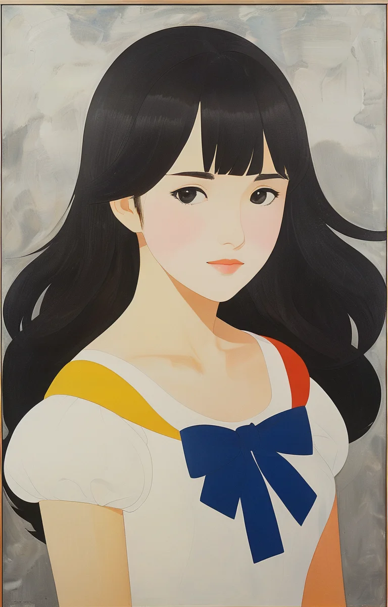 masterpiece,best quality,<lora:tbh288-sdxl:0.9>,illustration,style of Ellsworth Kelly portrait of idolmaster cinderella girls,