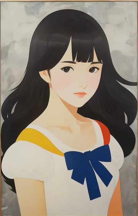 masterpiece,best quality,<lora:tbh288-sdxl:0.9>,illustration,style of Ellsworth Kelly portrait of idolmaster cinderella girls,