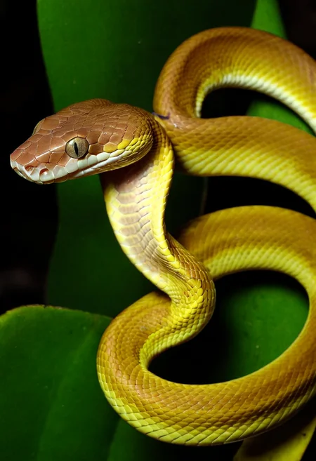photograph of banana-colored snake.
<lora:snake_v1:0.8>