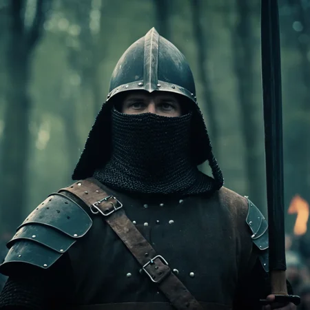 cinematic film still of <lora:detailed:0.2>
<lora:perfection style:0.2>
<lora:Ron Fricke style:0.1>
<lora:Braveheart film style:1>
In 1280 a medieval executioner person in a executioner outfit, shallow depth of field, vignette, highly detailed, high budget, bokeh, cinemascope, moody, epic, gorgeous, film grain, grainy