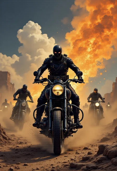 motorcycle cowboys
