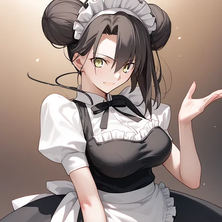 <lora:Takeuchi_Takashi_PonyXL_style_v01:1>
<lora:agent.pony:1>
score_9 , score_8_up , score_7_up , source_anime , 
masterpiece , best quality , ultra-detailed , 
BREAK
agent \(girls' frontline\), maid
1girl , woman , huge breasts , light smile , light blush , ((jeanne d'arc (fate)):0.5)  , 
long black hair  , maid dress ,  
singing