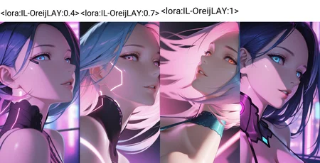 1girl,milf,parted lips,glossy lips,eyelashes,portrait,cyberpunk vibe,
available light,Glowing neon reflection,subtle shadows,
efined elegance,high-angle,elegant neckline,soft shoulder curve,gentle tilt, depth of field,focused subject,dynamic angle,side view,dutch view, looking at viewer,face focus, dynamic motion, expressive,
masterpiece,best quality,amazing quality,very aesthetic,absurdres,newest,detailed eyes,
A professional,high-quality,hyper-realistic portrait of a woman, 3D
<lora:IL-OreijLAY:0.4>
