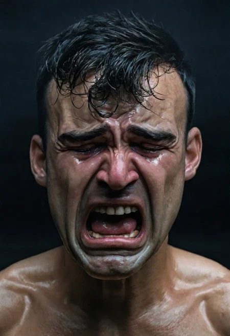a man Cry
