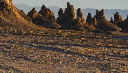 Trona Pinnacles,scenery,no humans,outdoors,sky,landscape,<lora:Trona Pinnacles:1>,, masterpiece, best quality,