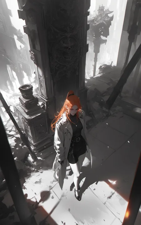 score_9,score_8_up,score_7_up,source_anime,XUER gufeng,<lora:绪儿 古风 XUER gufeng:0.7>,
score_9,score_8_up,score_7_up,score_6_up,score_5_up,darkness,shadow,1girl,ginger hair,monochrome,