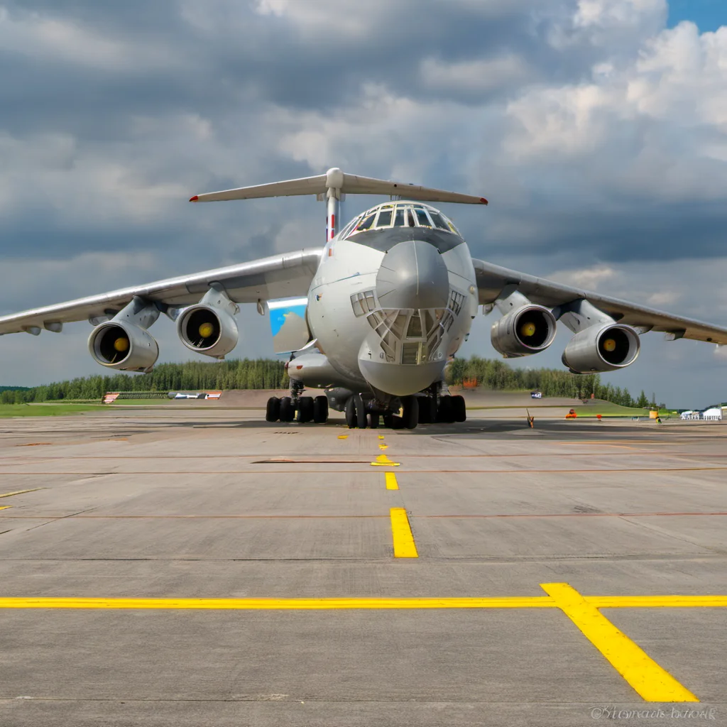 close up il_76 on runway <lora:il_76:1>