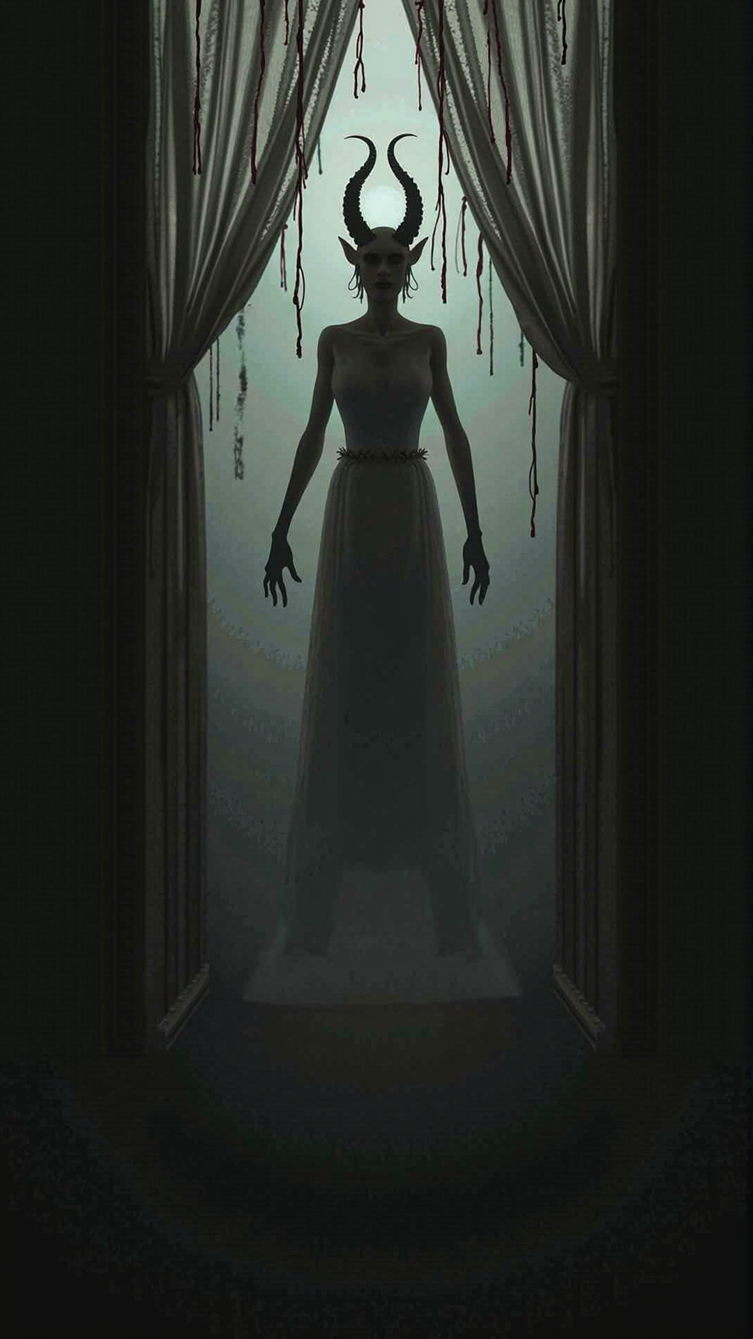 A concept art of of a KrampusStyle Curtains. Dark, atmospheric and moody atmosphere. teeth, haunted, drenched
<lora:KrampusStyleFlux:__wildcards/numbers/07-09__>