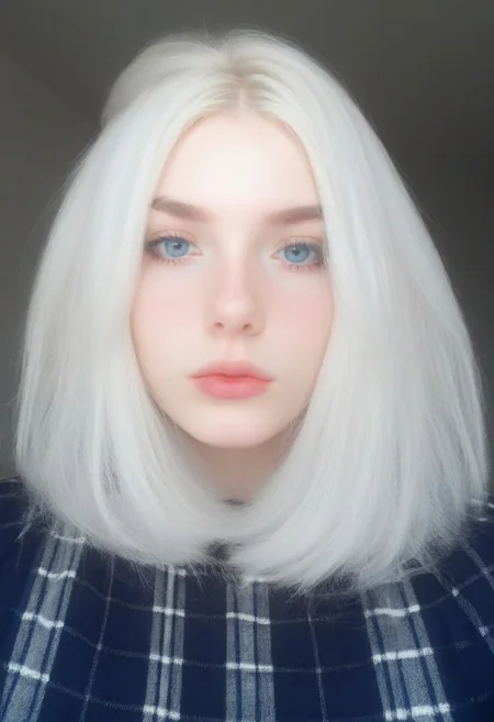 score_9, score_8_up, score_7_up, score_6_up, hyper-realistic, highest quality, masterpiece, rsgrl, russian girl, solo, white hair, realistic, looking at viewer, 1girl, lips, plaid, blue eyes, mole, medium hair, multicolored hair, closed mouth, 
rsgrl, russian girl, , thermo, glowing, glow